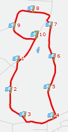 10K run with the cows route